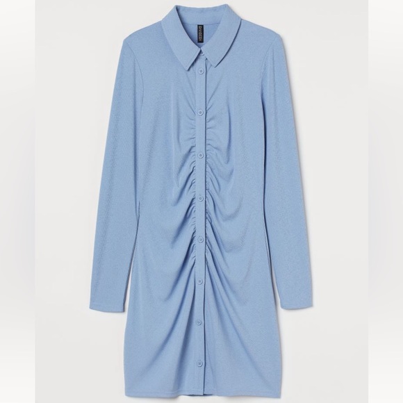 H&M | Dresses | Hm Jersey Shirt Dress | Poshmark